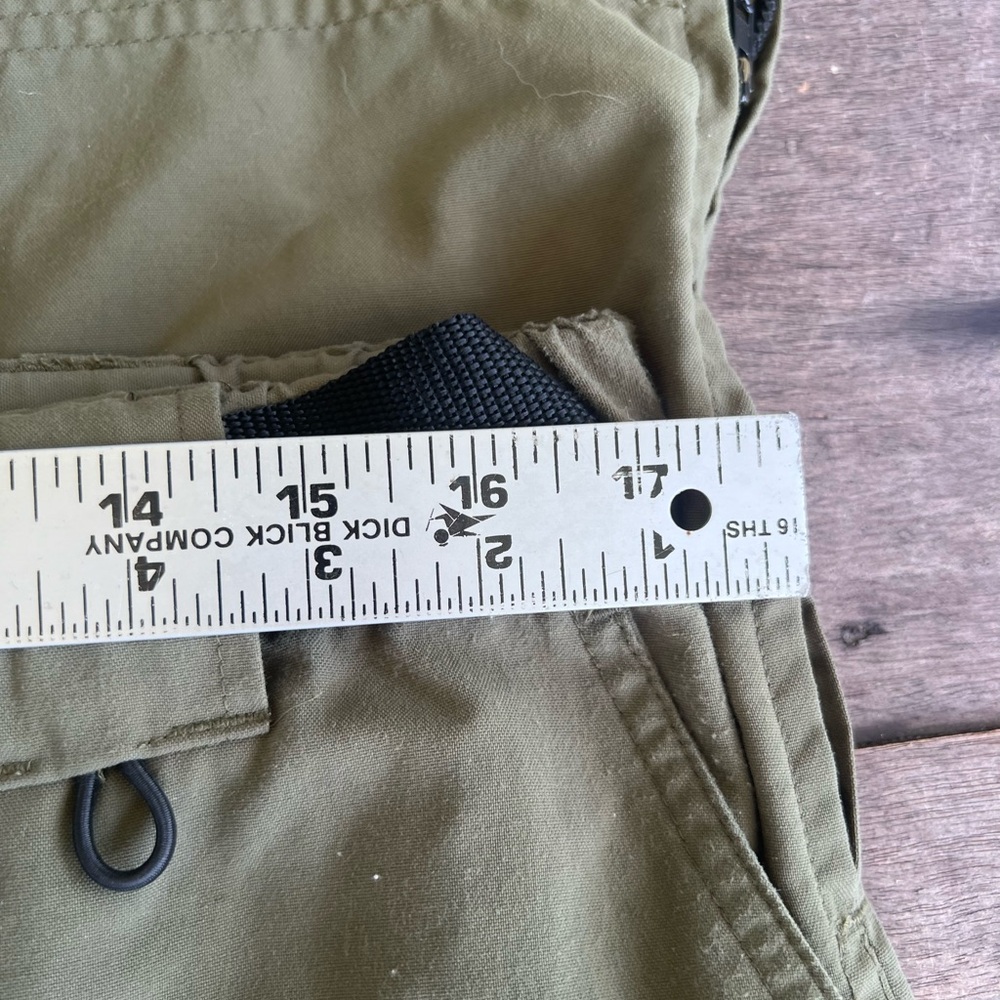 Boy Scouts Pants Med 34x33-measured Green Cargo Convertible Uniform Pant Utility - Picture 5 of 13